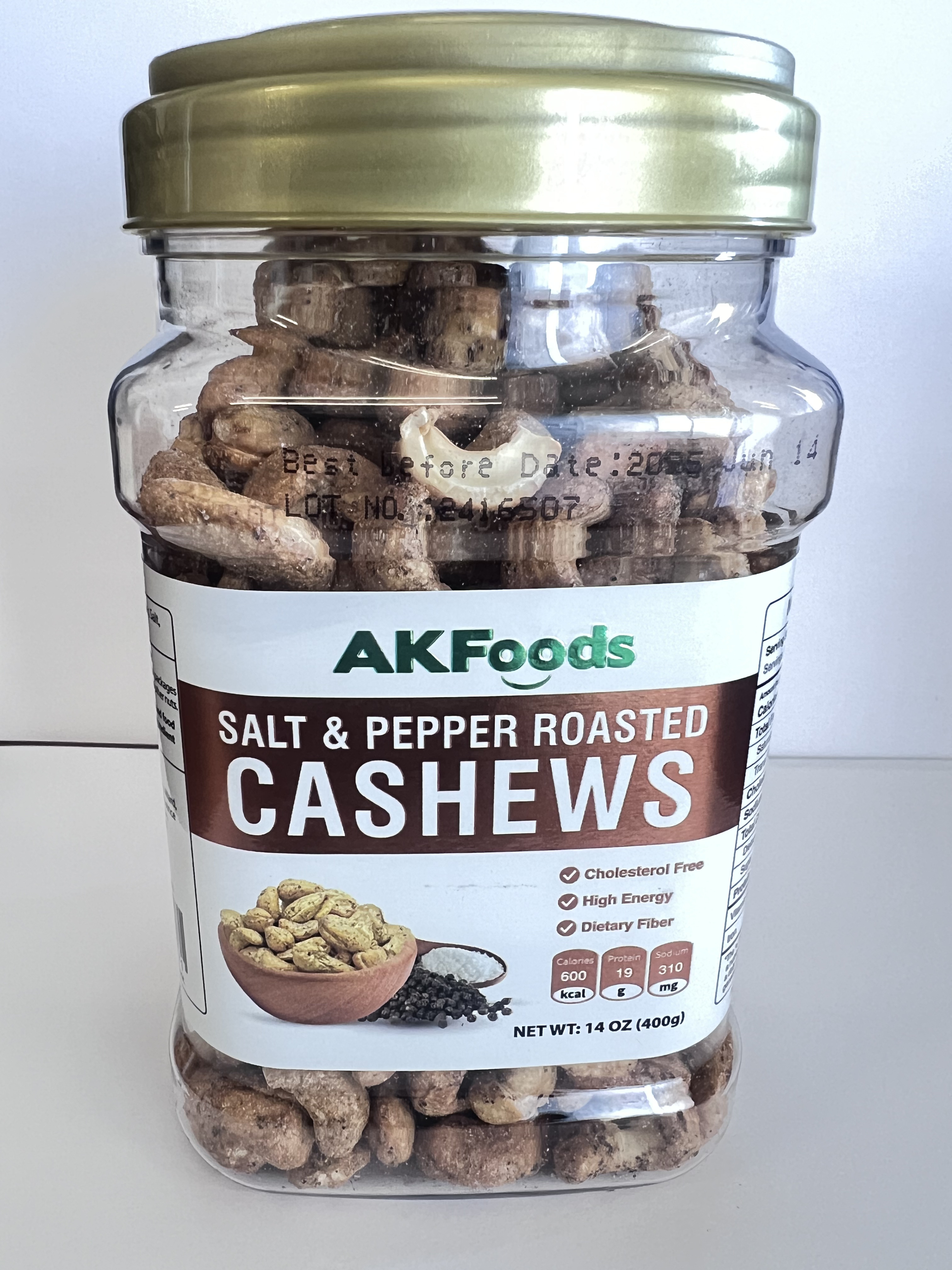 Salt & Pepper Roasted Cashews