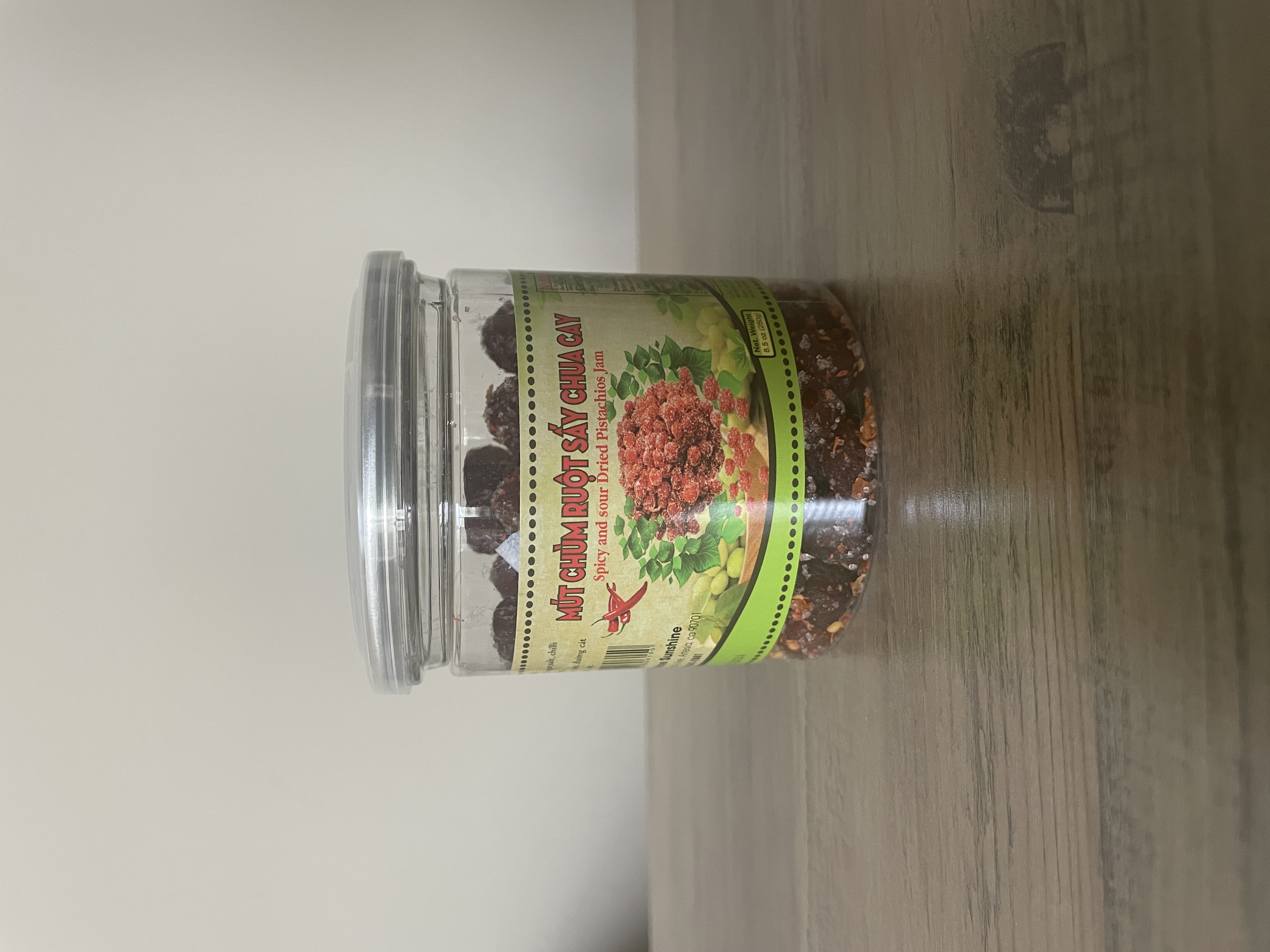 Spicy & Sour Dried Pistachio Jam